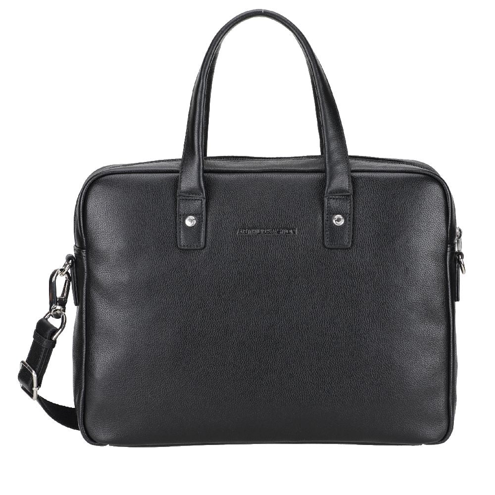 Dorian leather briefcase