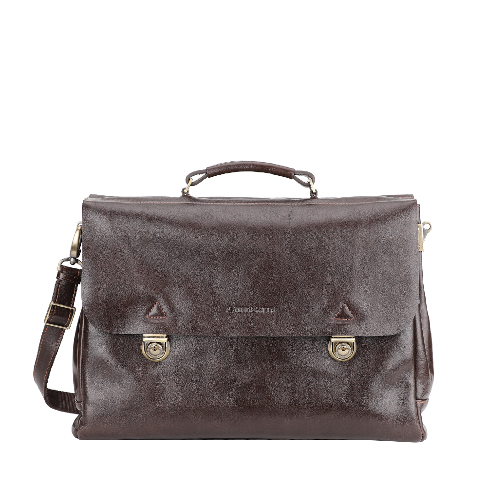 Sergio vegetable cowhide leather briefcase