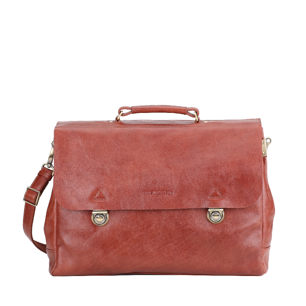 Sergio vegetable cowhide leather briefcase