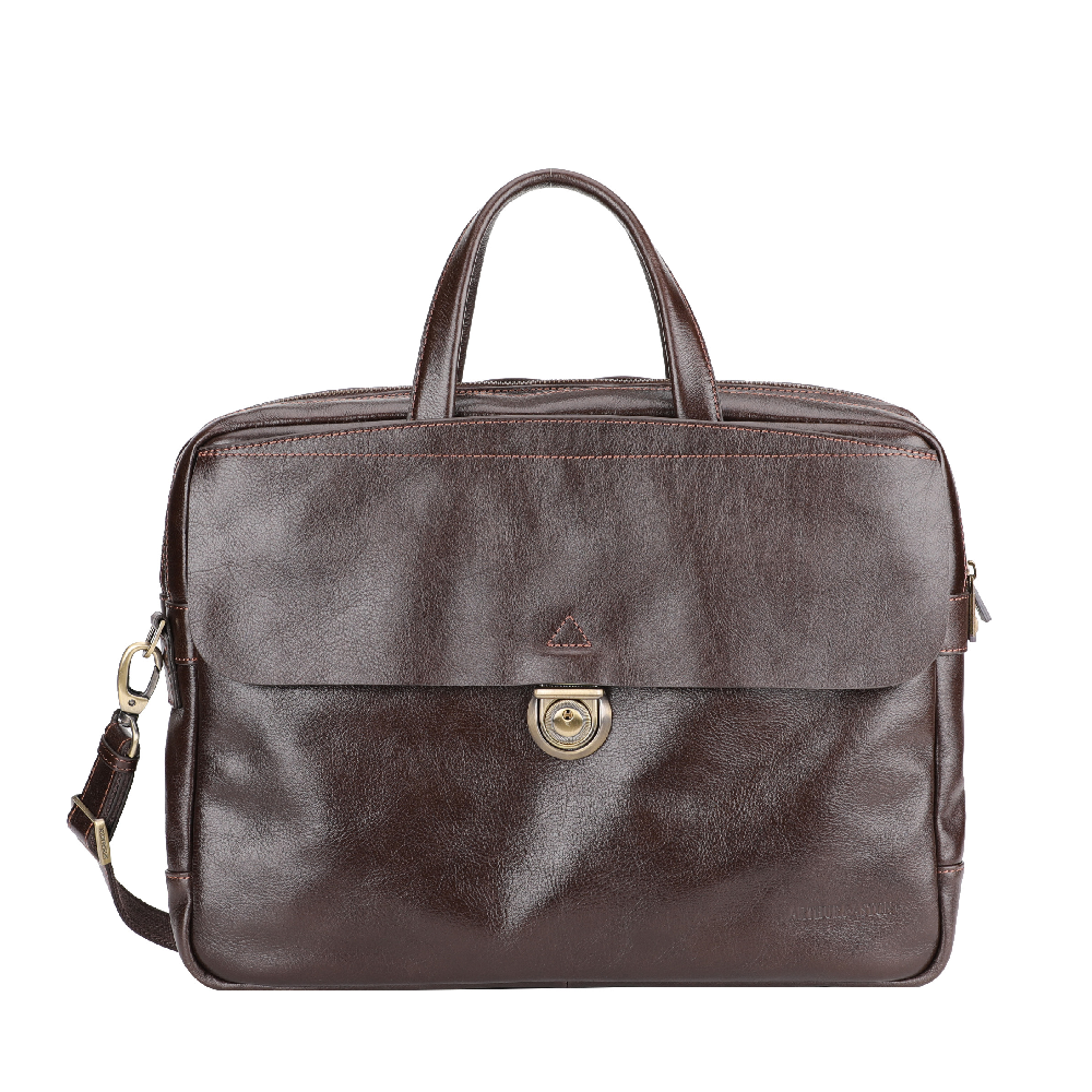 Sergio vegetable cowhide leather briefcase