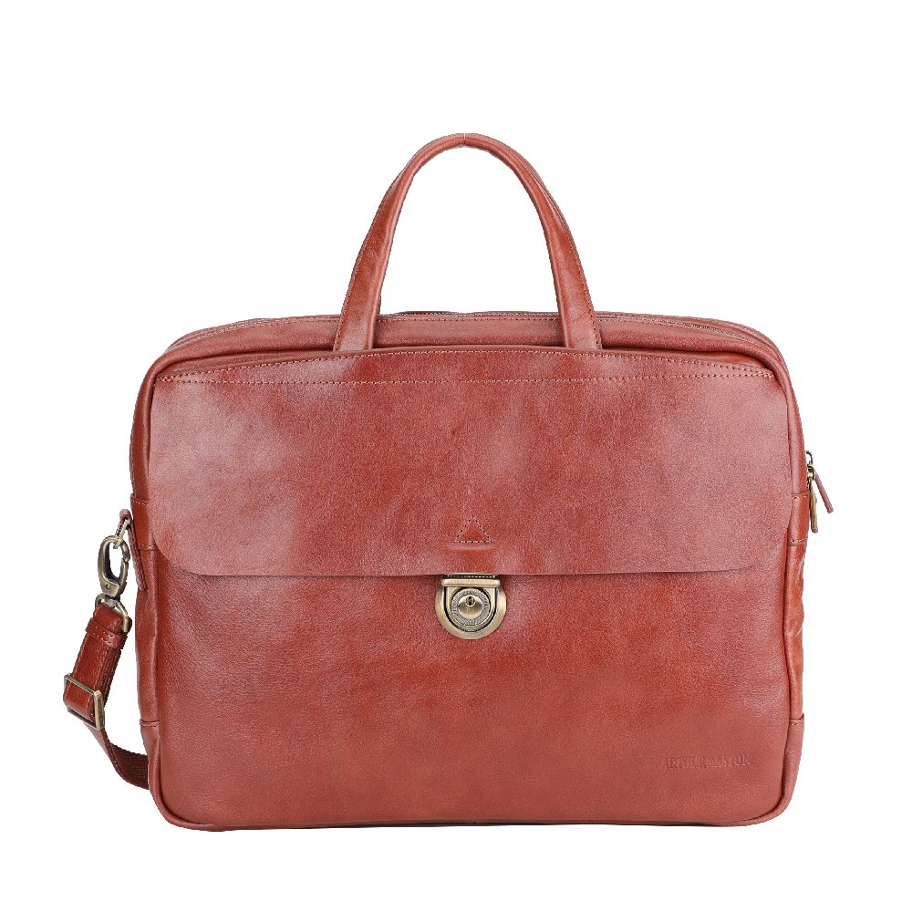 Sergio vegetable cowhide leather briefcase