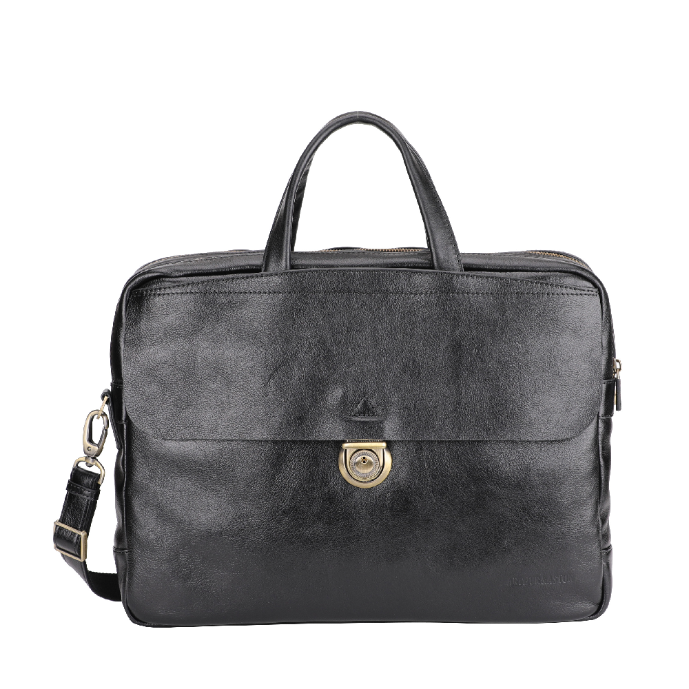 Sergio vegetable cowhide leather briefcase