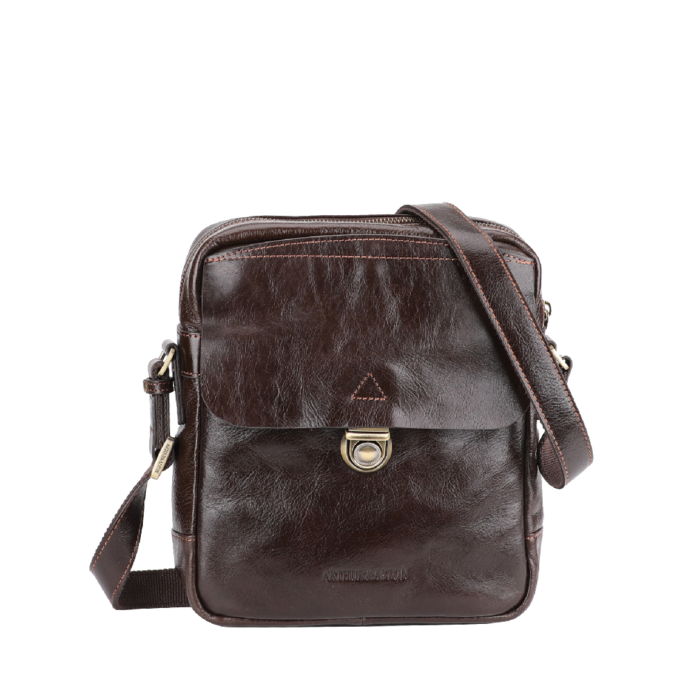 Sergio crossbody bag in vegetable cowhide leather