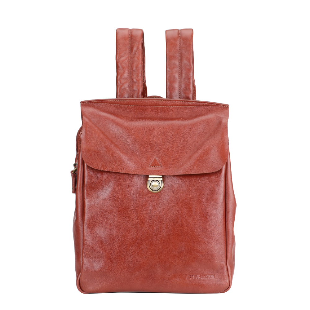 Sergio backpack in vegetable cowhide leather