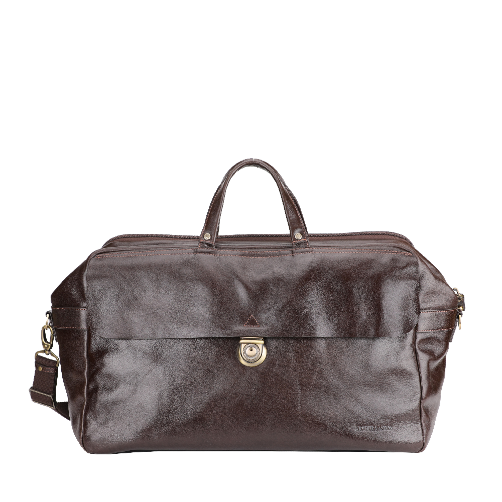 Sergio travel bag in vegetable cowhide leather