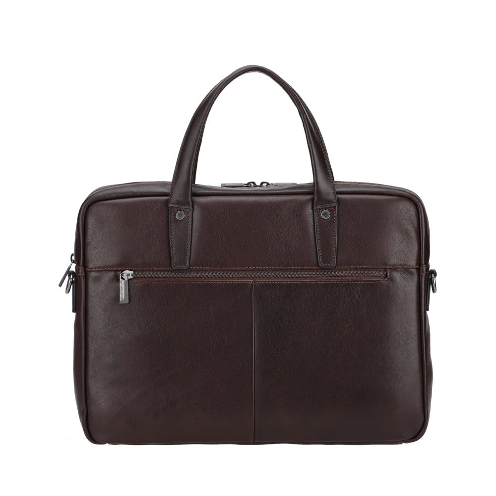 Large Leon Leather Briefcase