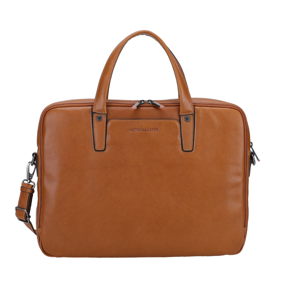 Large Leon Leather Briefcase