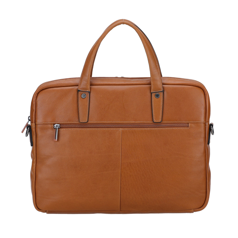 Large Leon Leather Briefcase