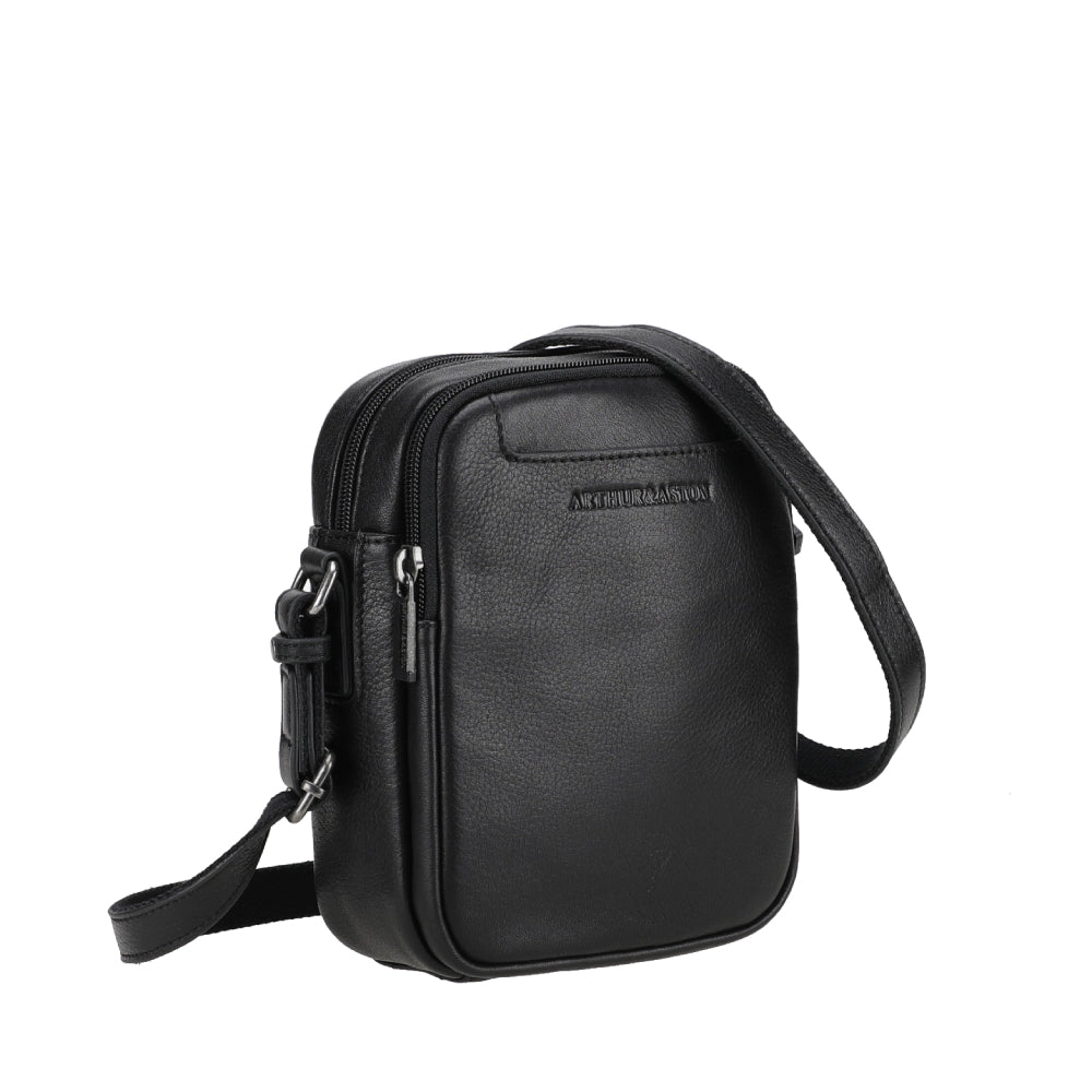 Leon Leather Crossbody Bag