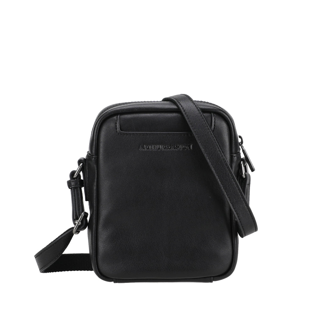 Leon Leather Crossbody Bag