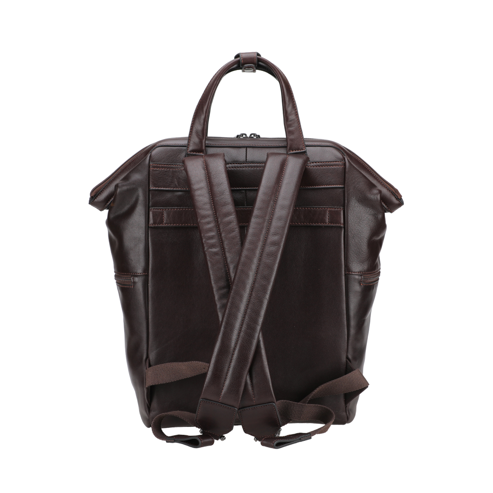 Large Leon Leather Backpack