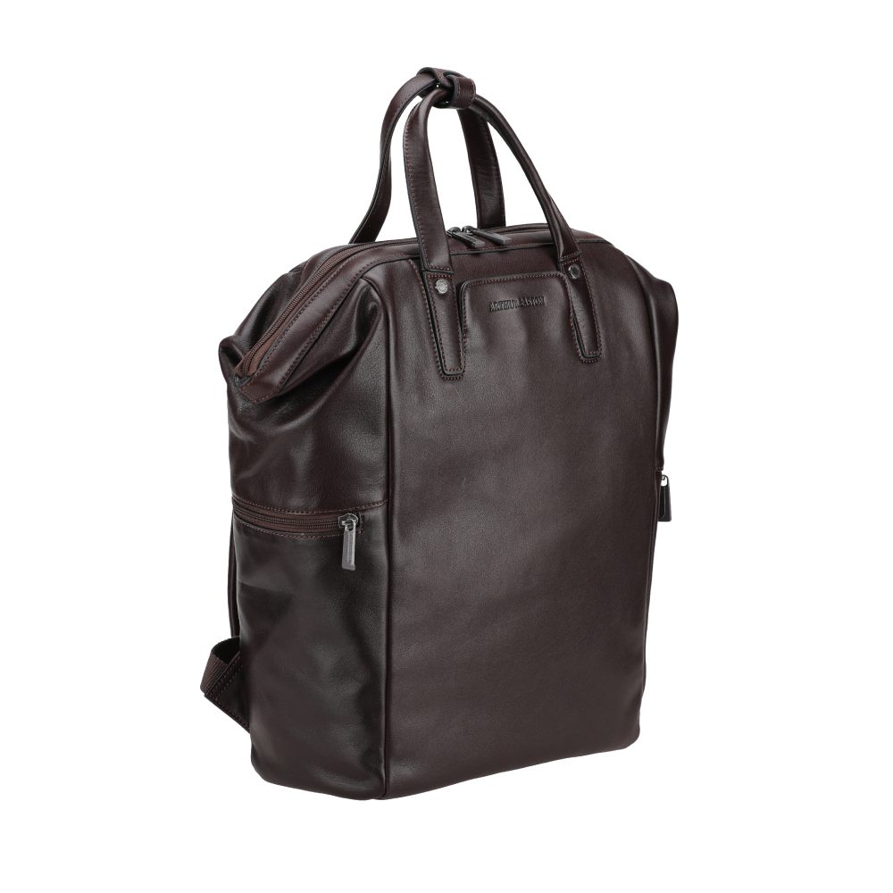 Large Leon Leather Backpack