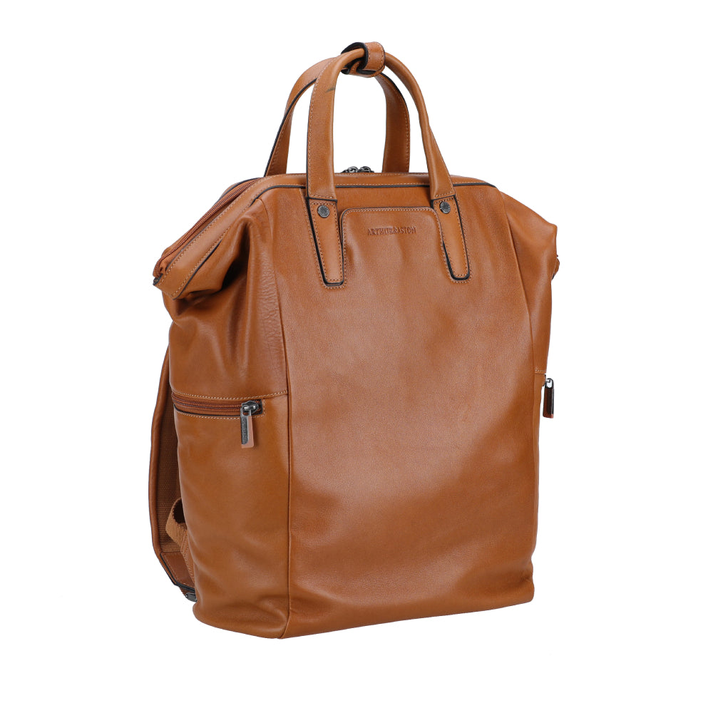 Large Leon Leather Backpack