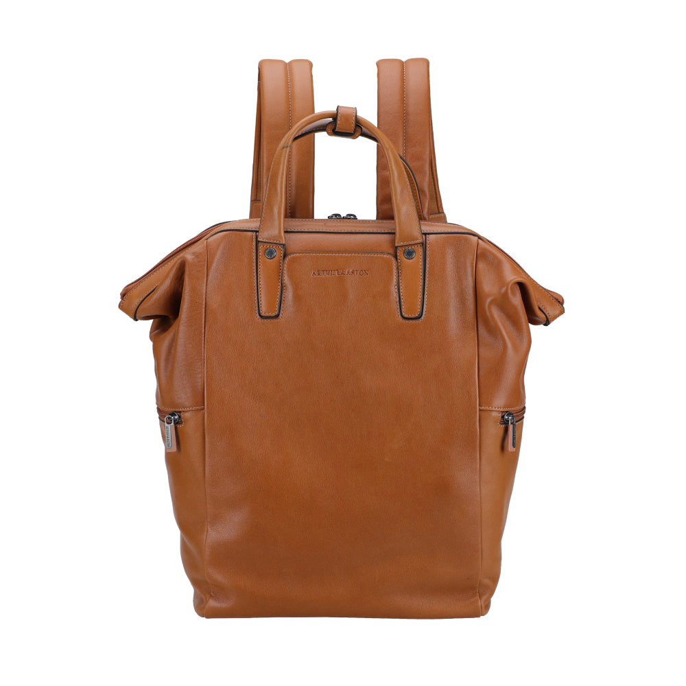 Large Leon Leather Backpack