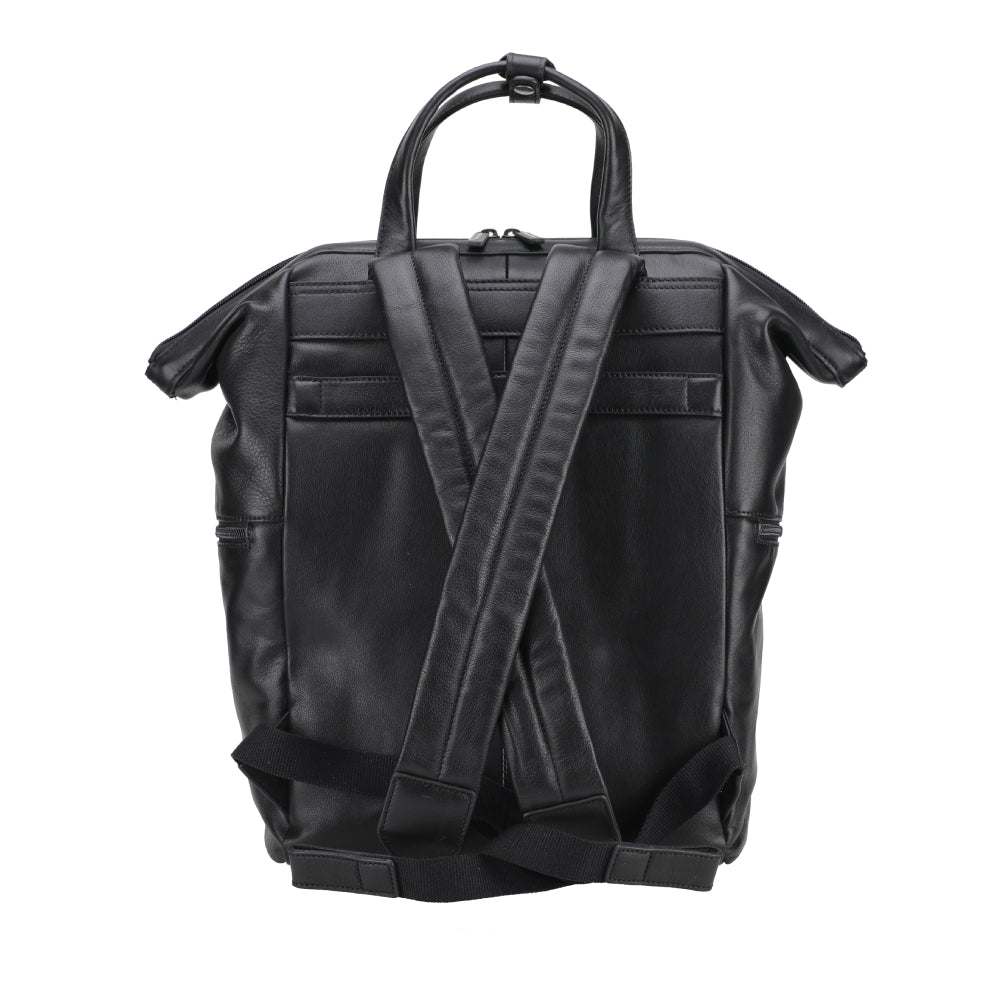 Large Leon Leather Backpack