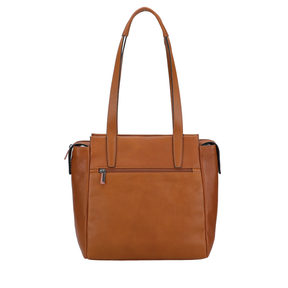 M Léon leather shoulder bag