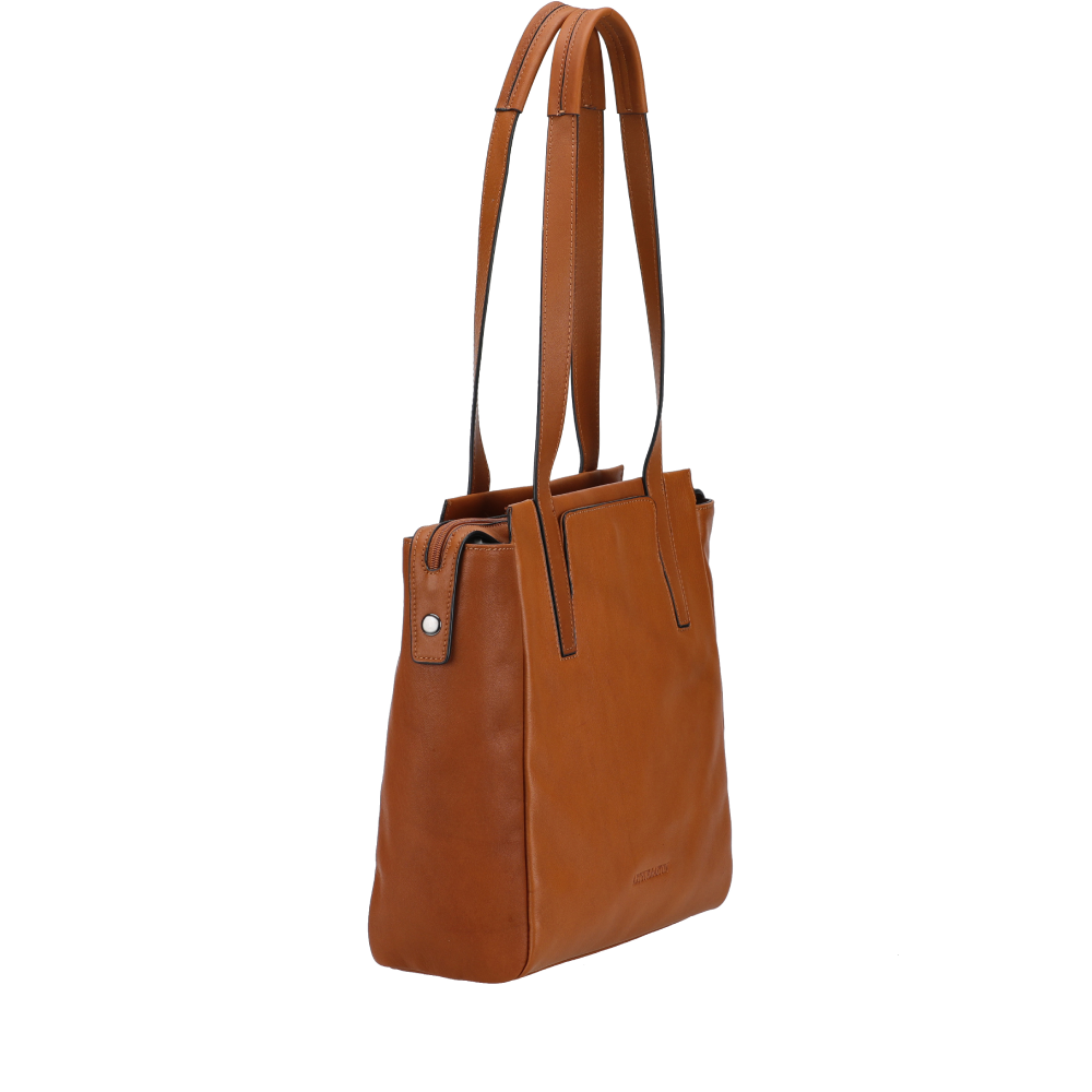 M Léon leather shoulder bag