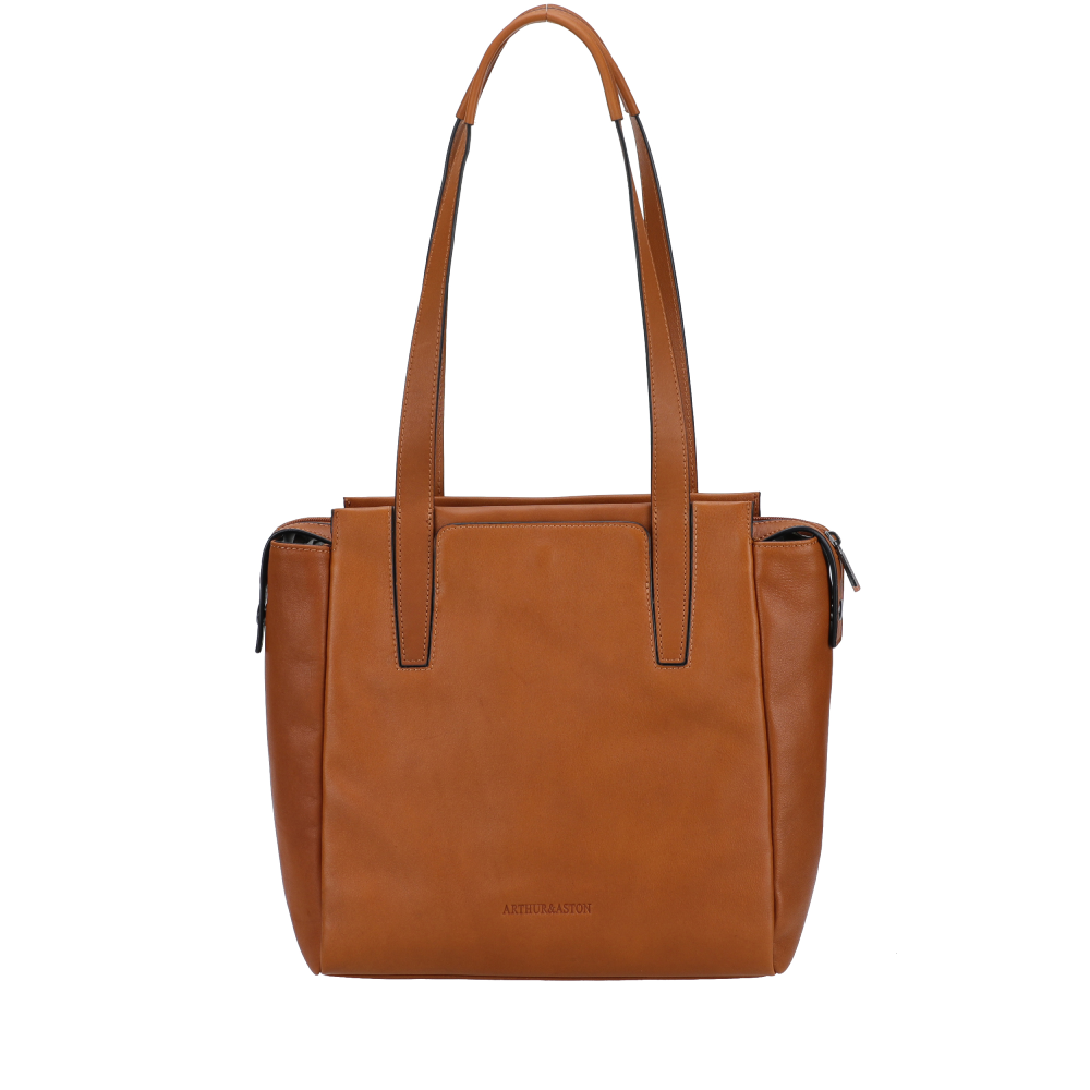 M Léon leather shoulder bag