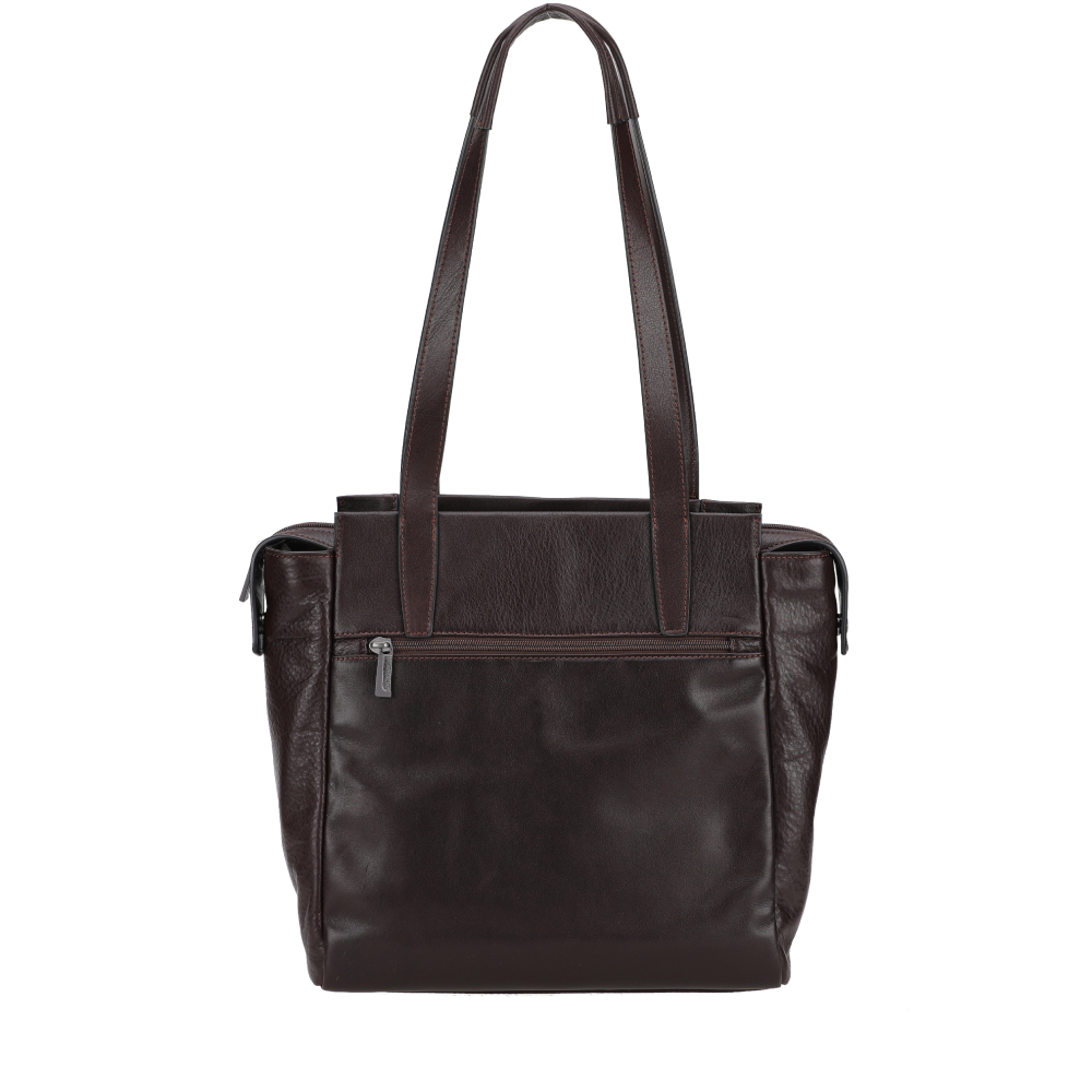 M Léon leather shoulder bag