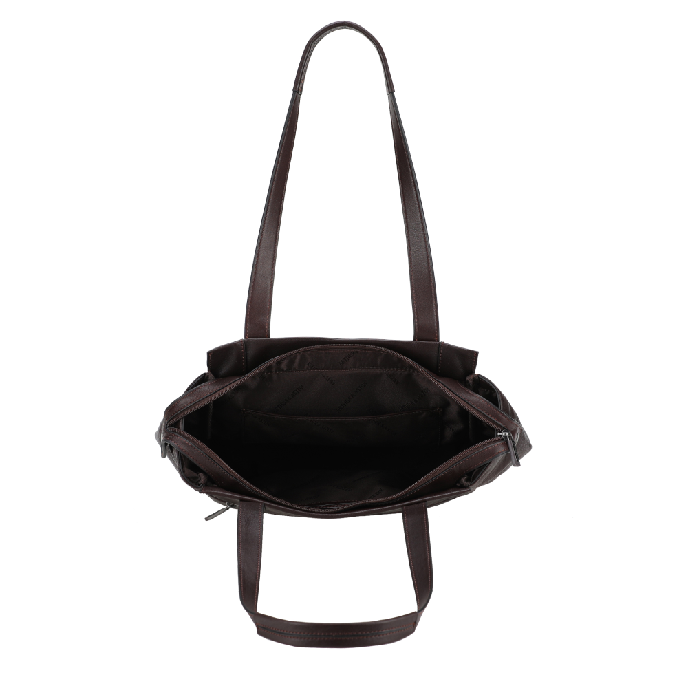 M Léon leather shoulder bag