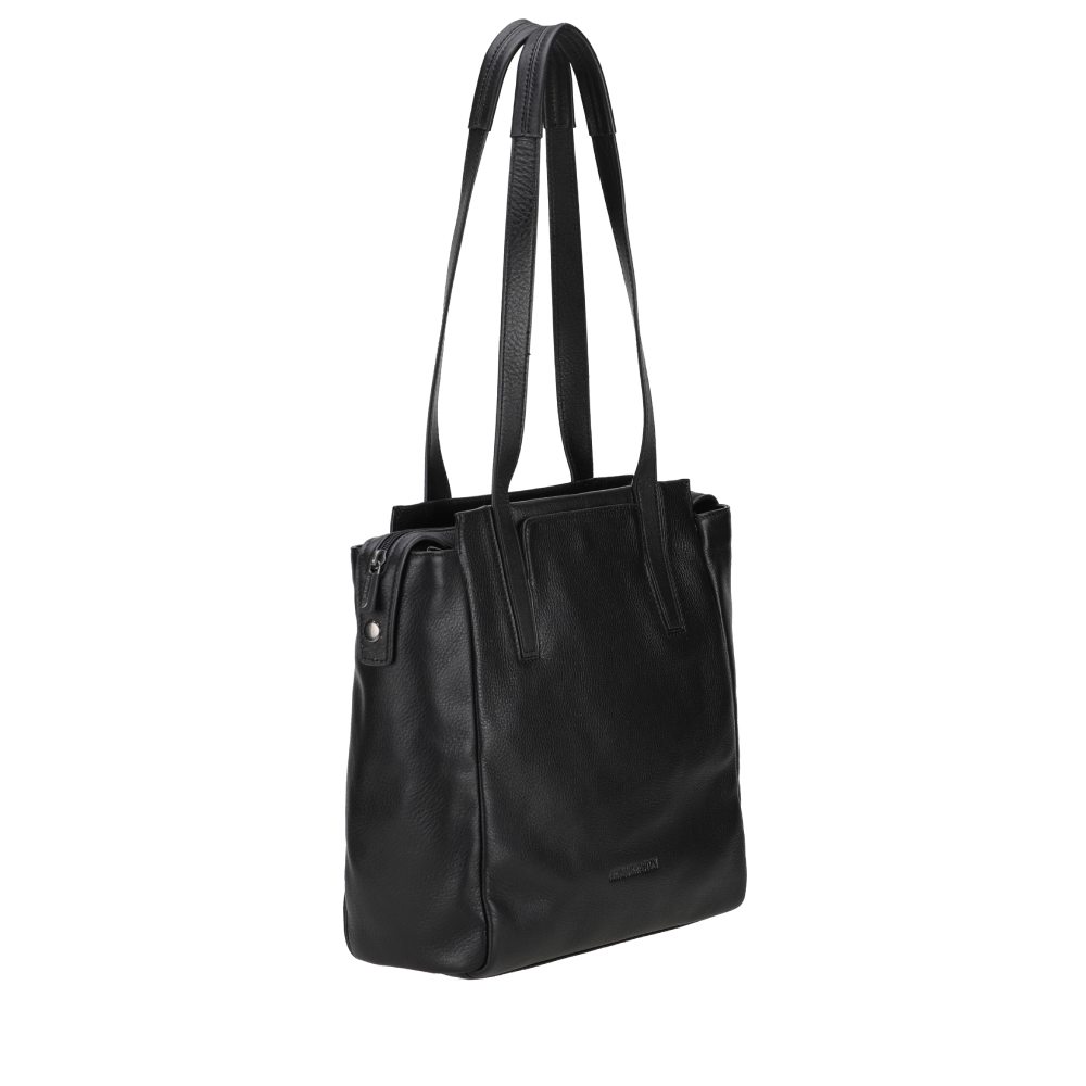 M Léon leather shoulder bag