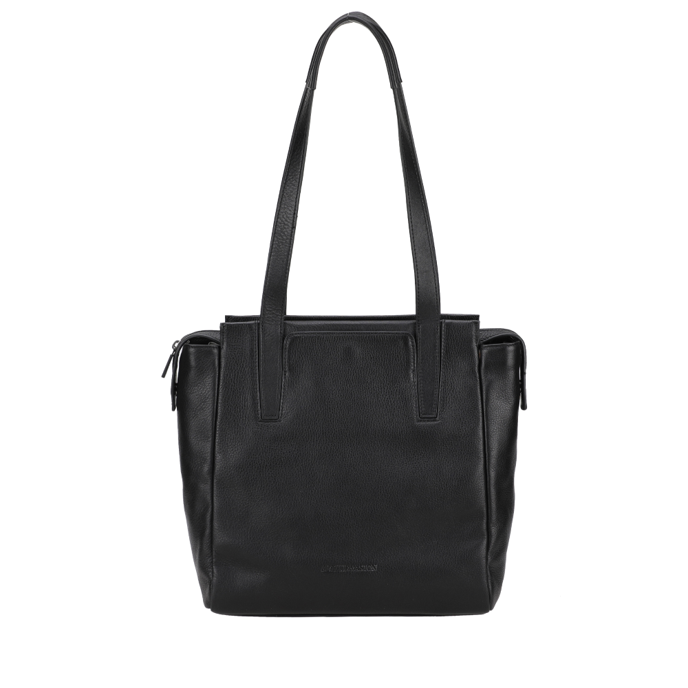 M Léon leather shoulder bag