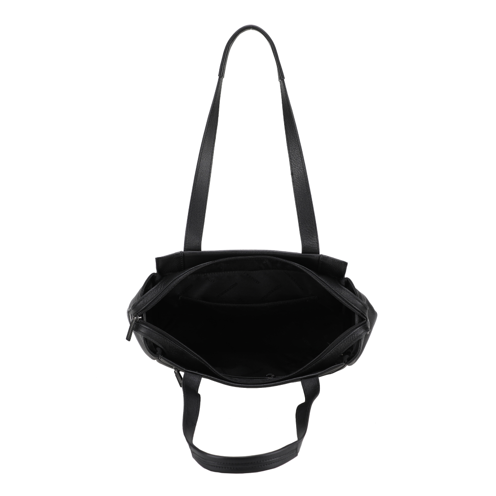 M Léon leather shoulder bag