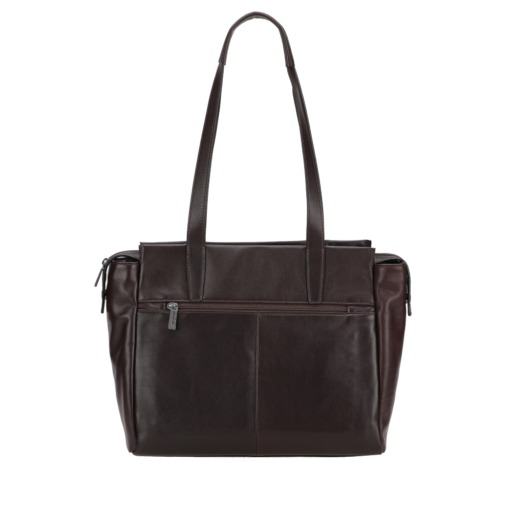 L Leon Leather Shoulder Bag