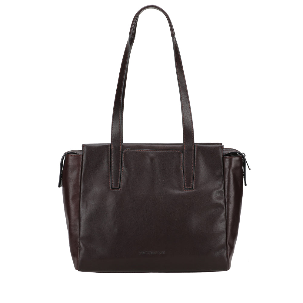 L Leon Leather Shoulder Bag