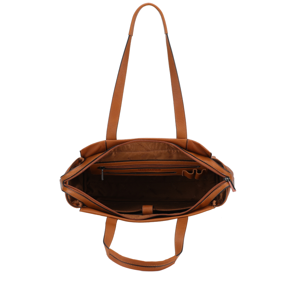 L Leon Leather Shoulder Bag