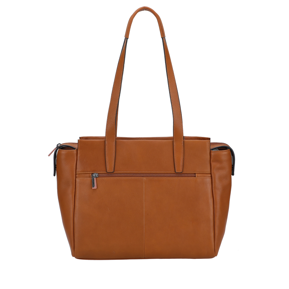 L Leon Leather Shoulder Bag