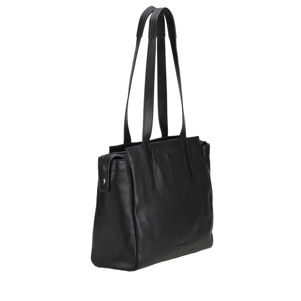 L Leon Leather Shoulder Bag