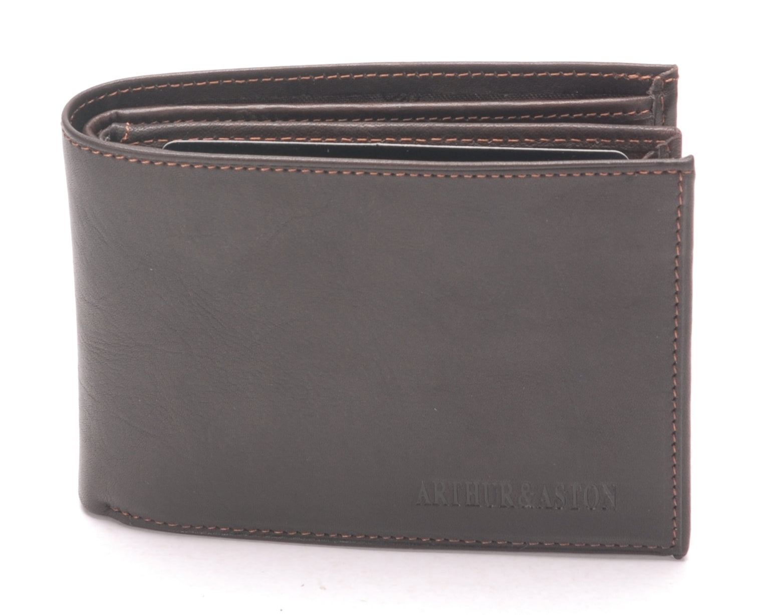 Porte cartes cuir vachette plongé et doublure polyester