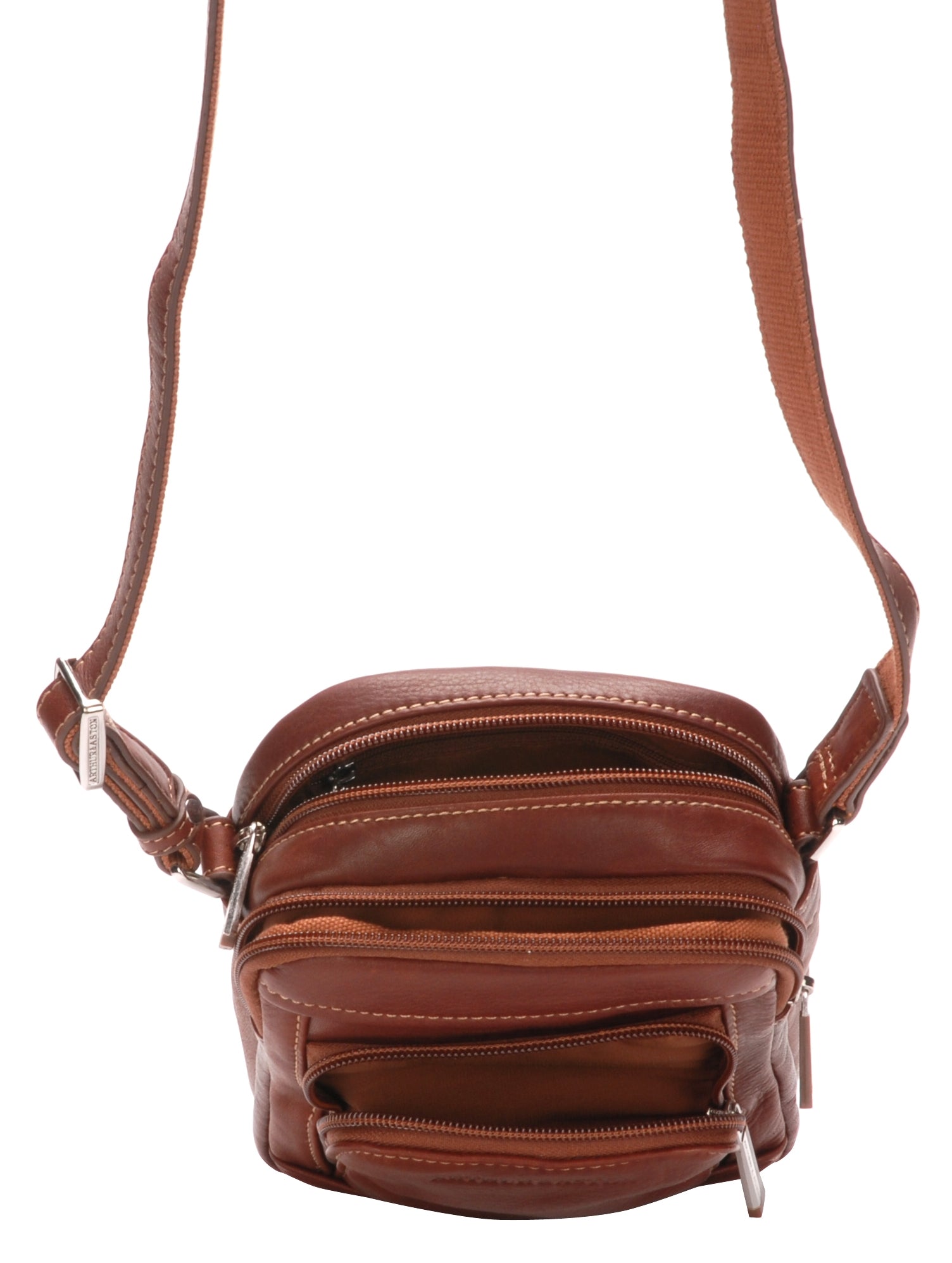 Sac travers cuir vachette et doublure coton