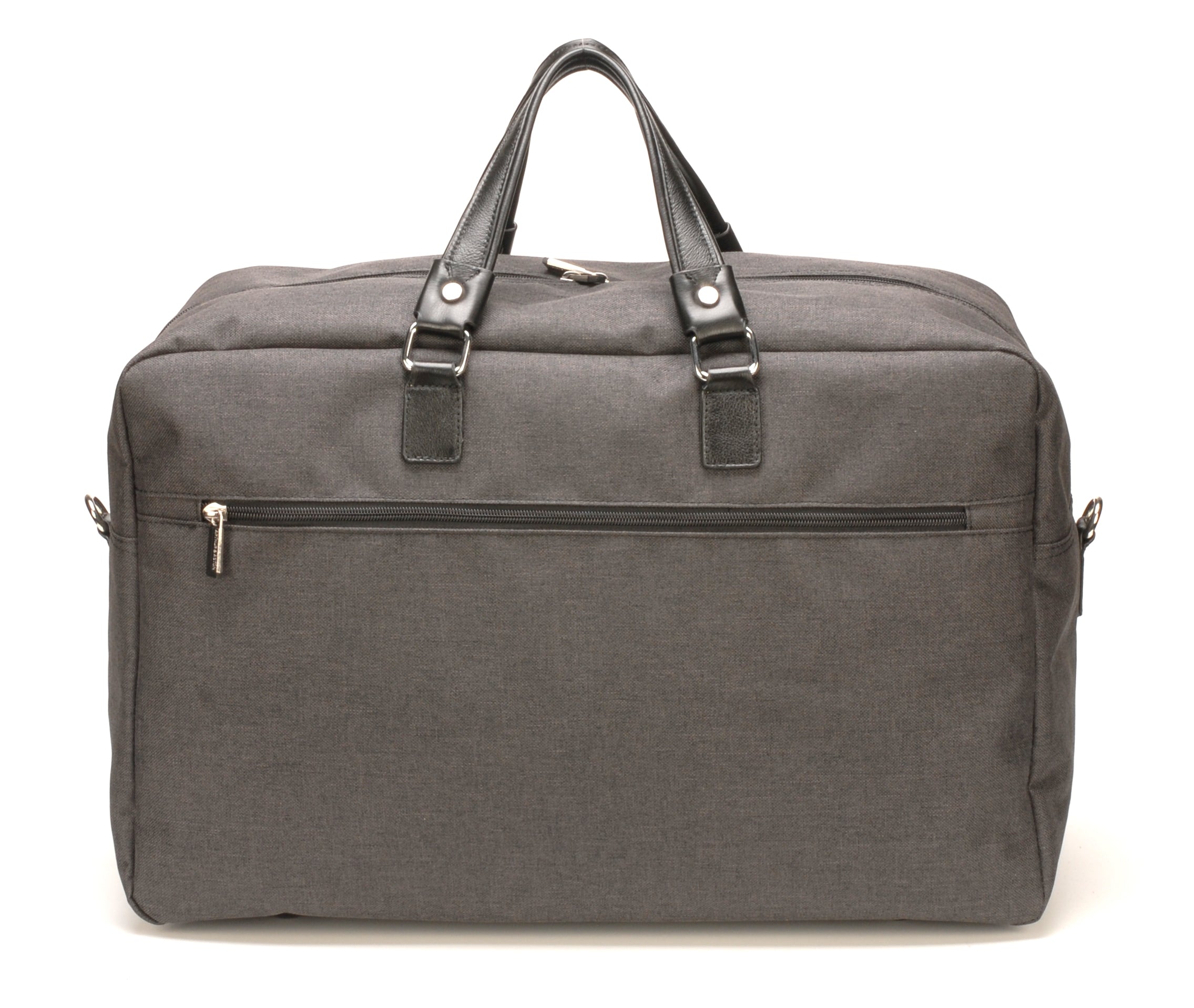 Sac de voyage Aaron en toile garniture cuir