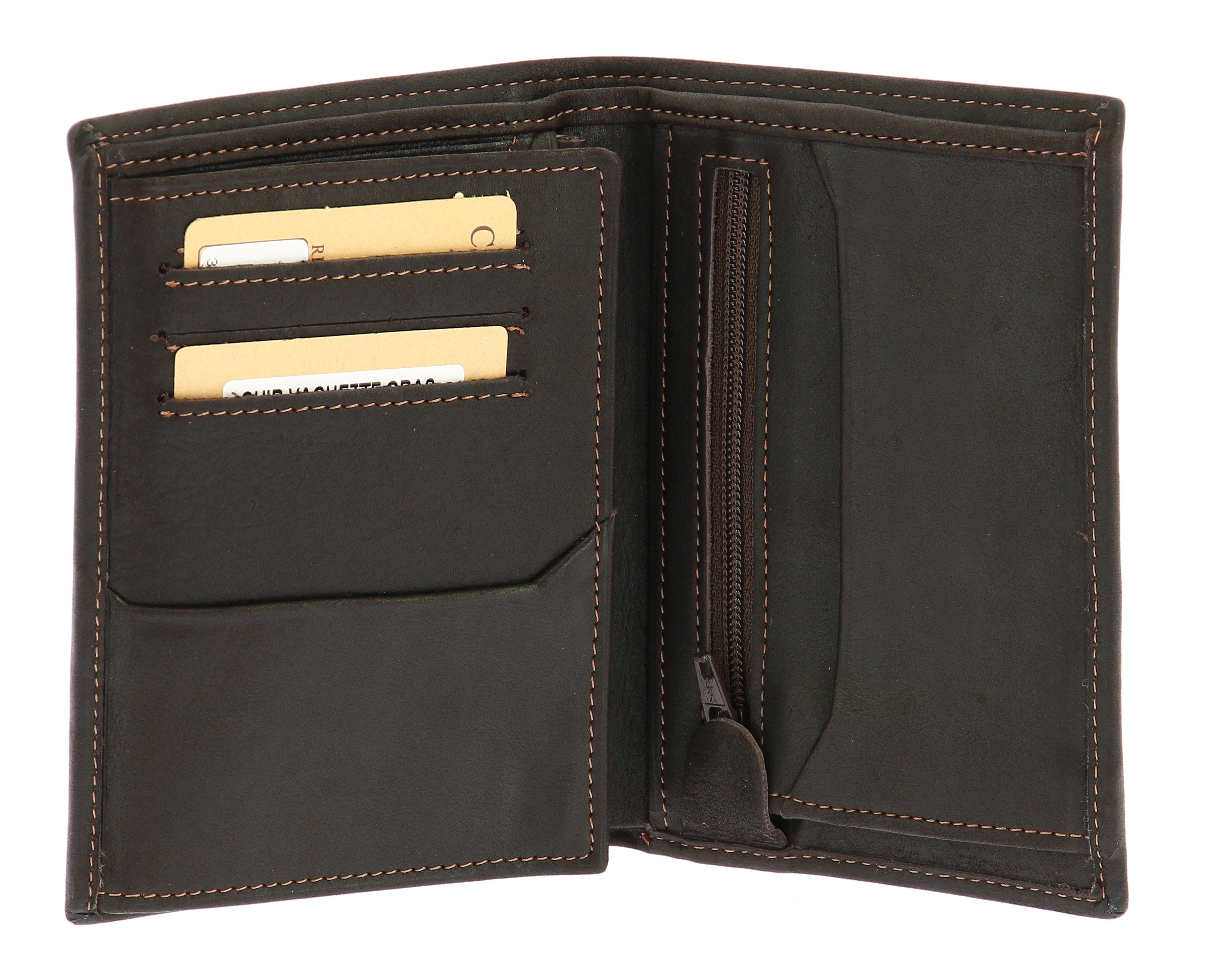 Louis oiled leather wallet