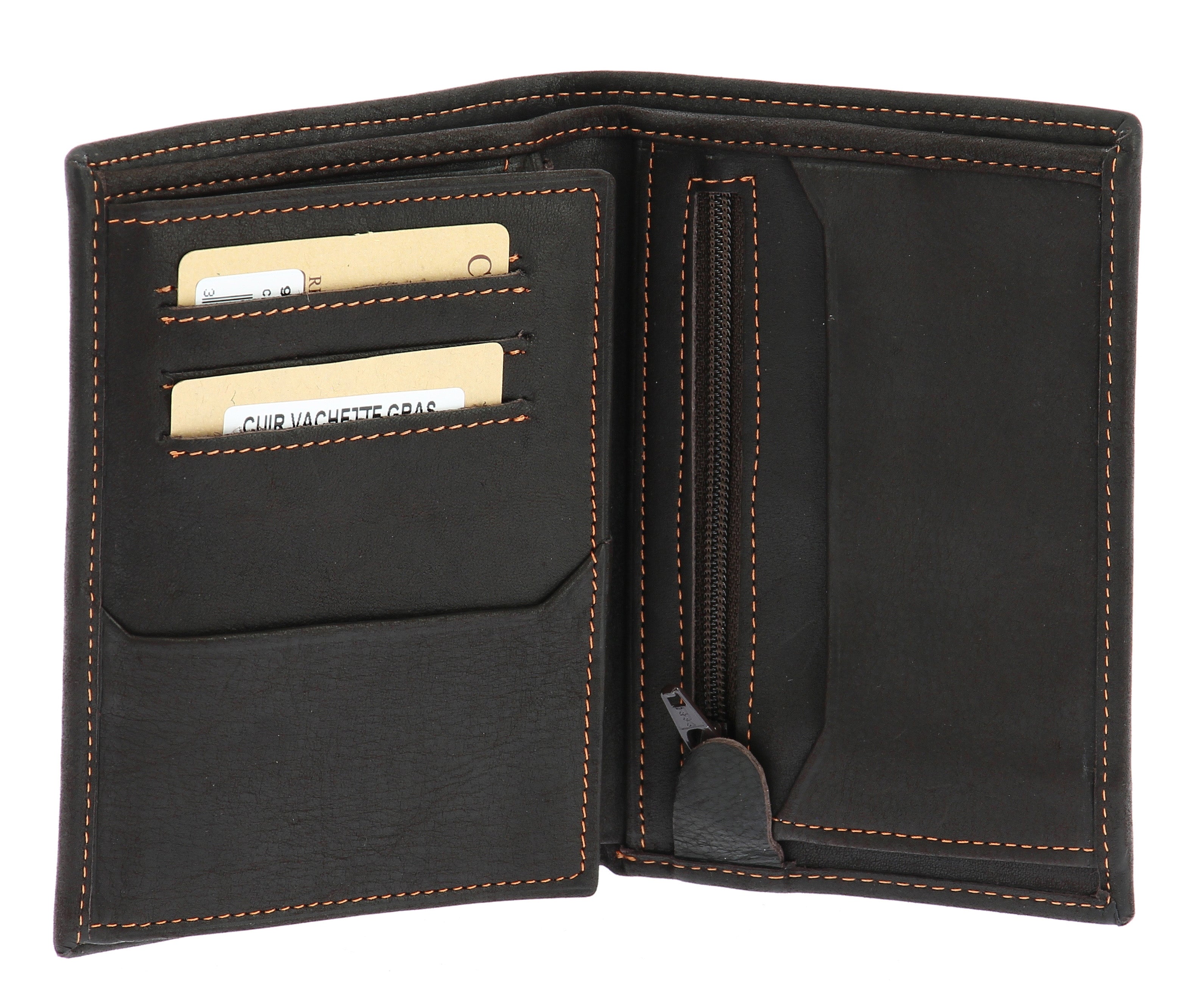 Louis oiled leather wallet