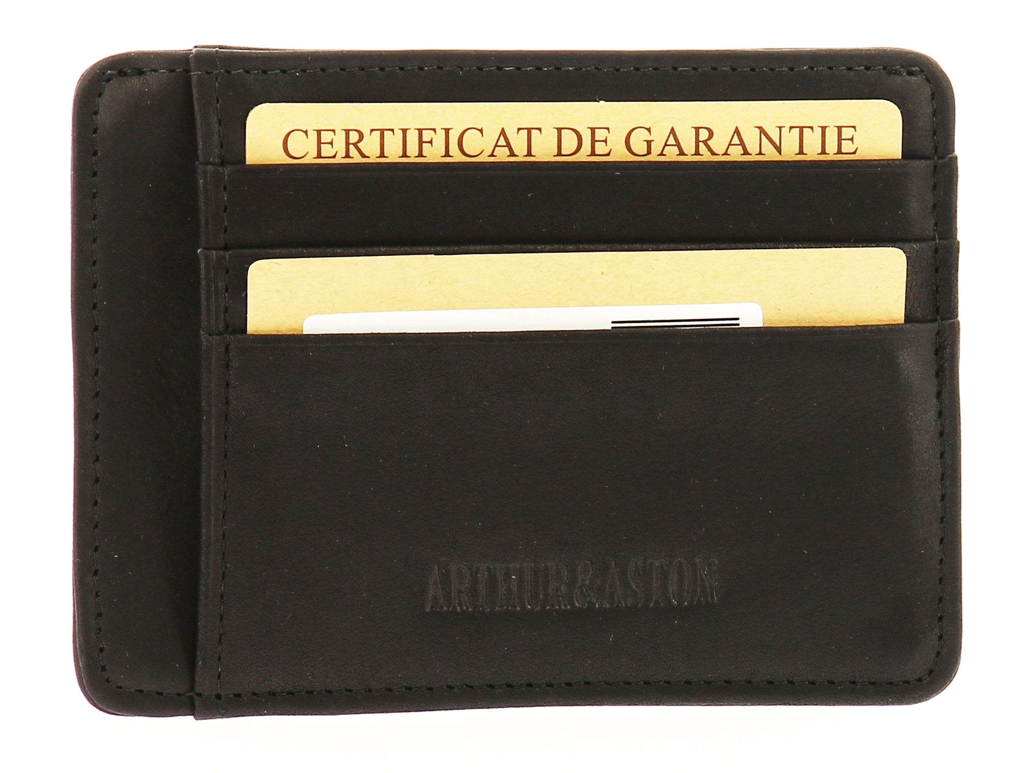 Porte-cartes Louis format mini cuir gras