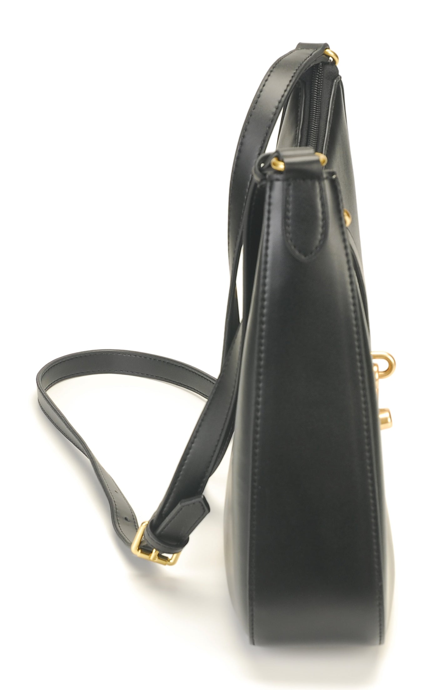 Edwina split leather crossbody bag 