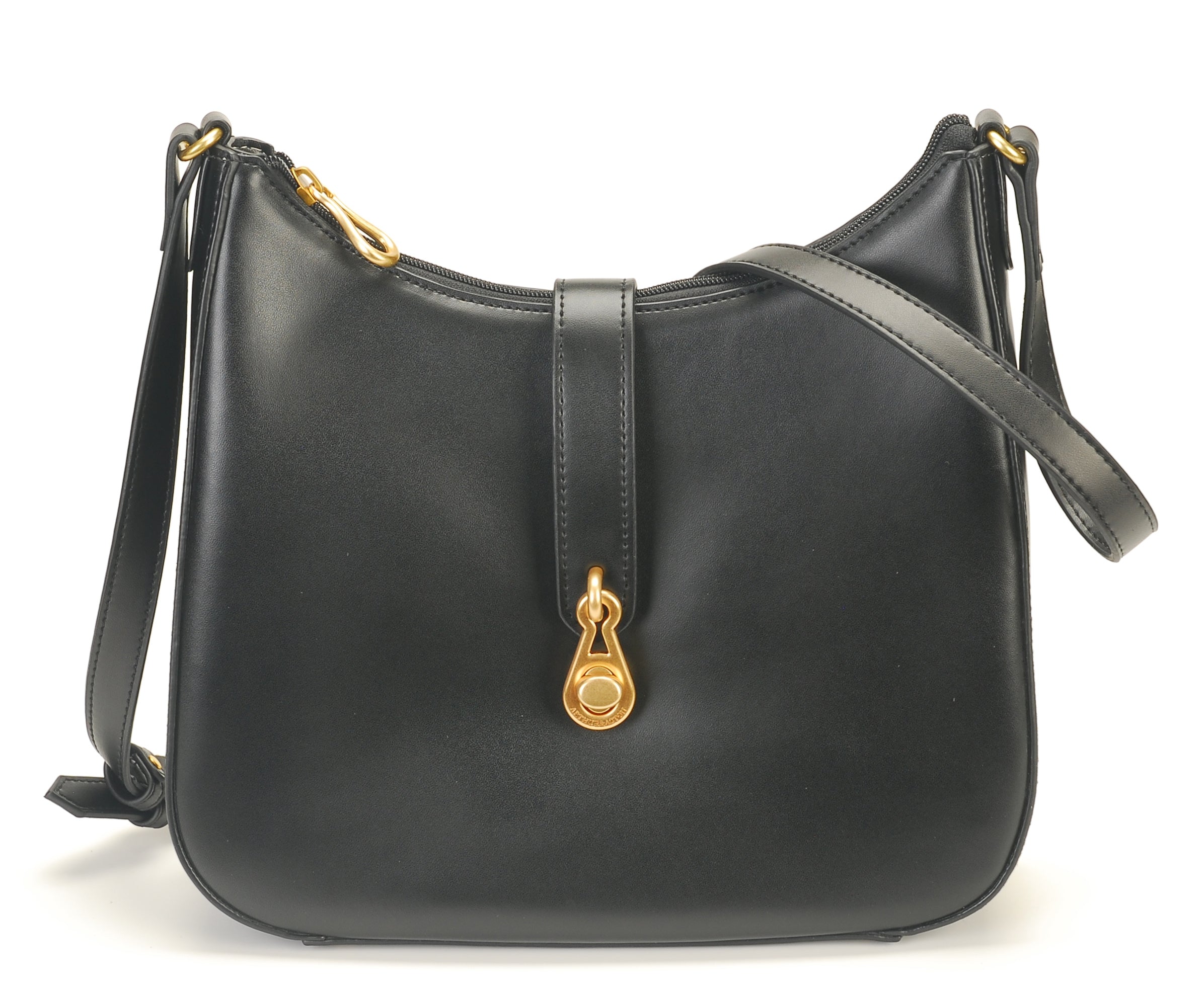 Edwina split leather crossbody bag 