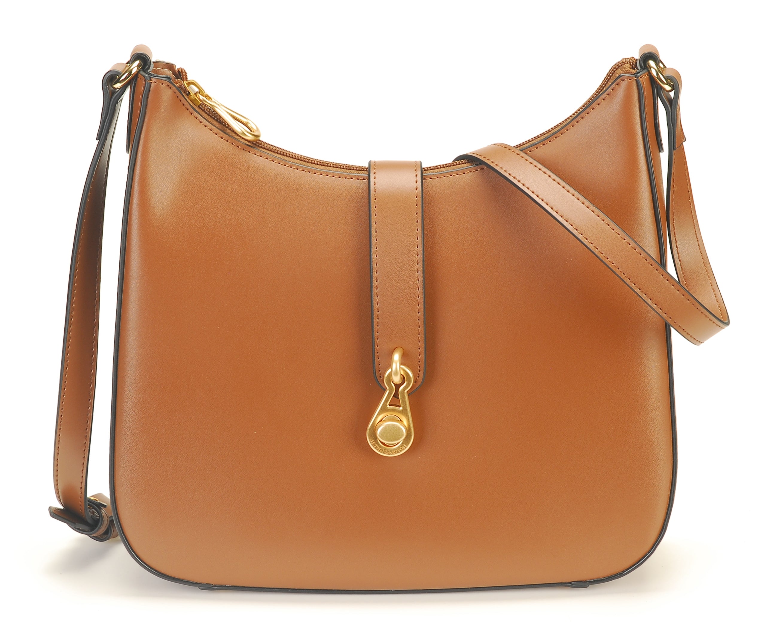 Edwina split leather crossbody bag 