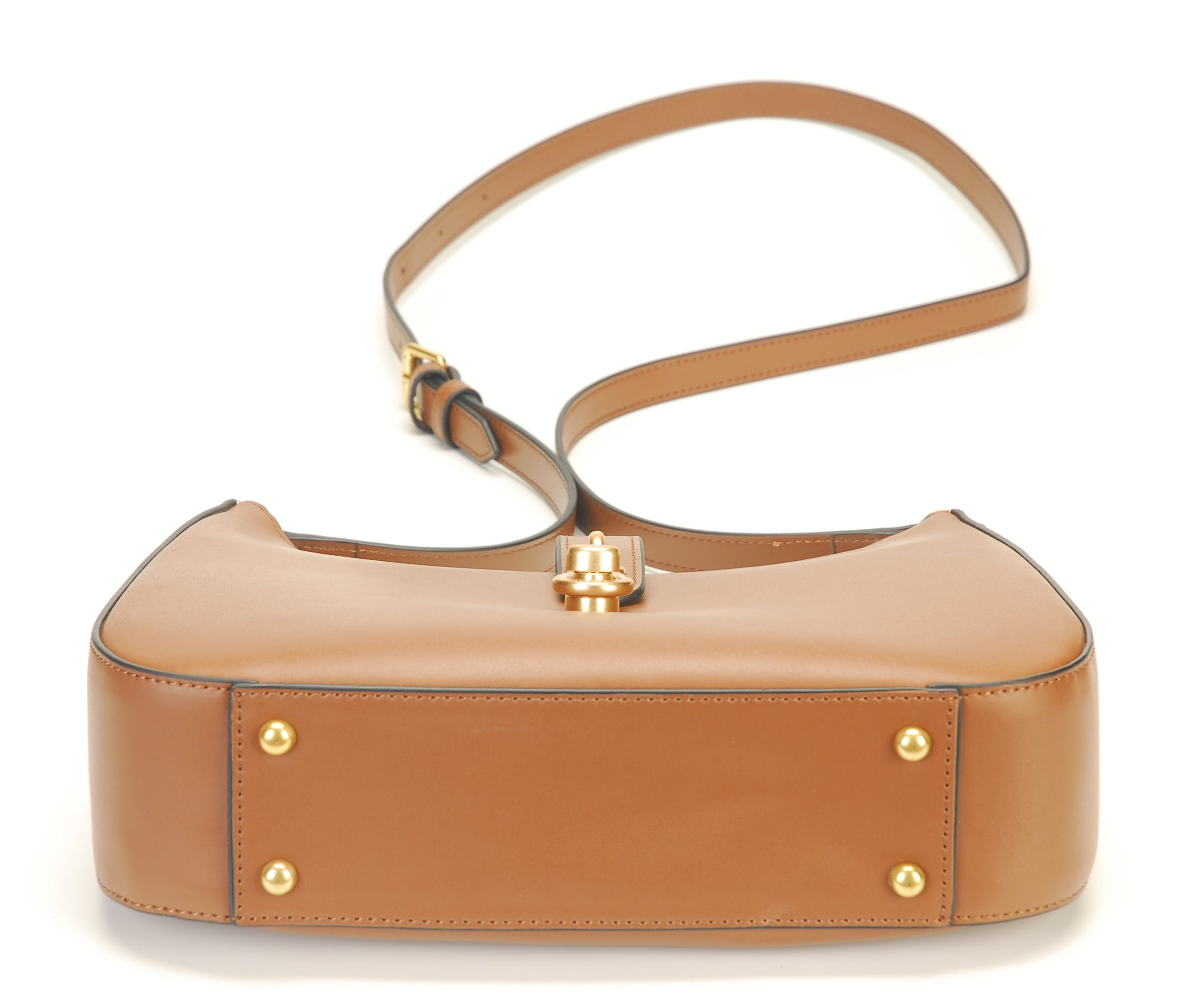 Edwina split leather crossbody bag 