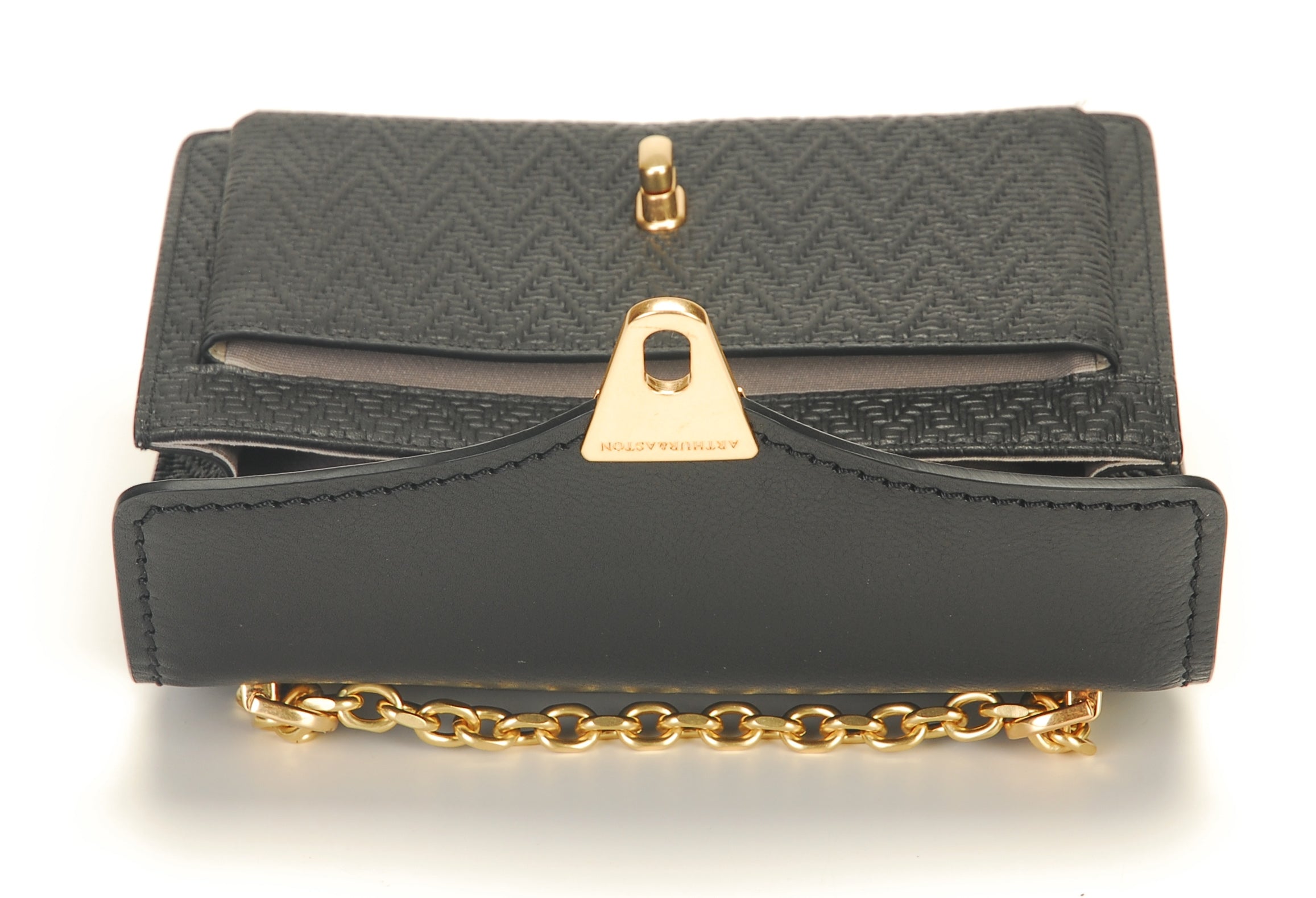 Giorgia leather clutch bag 