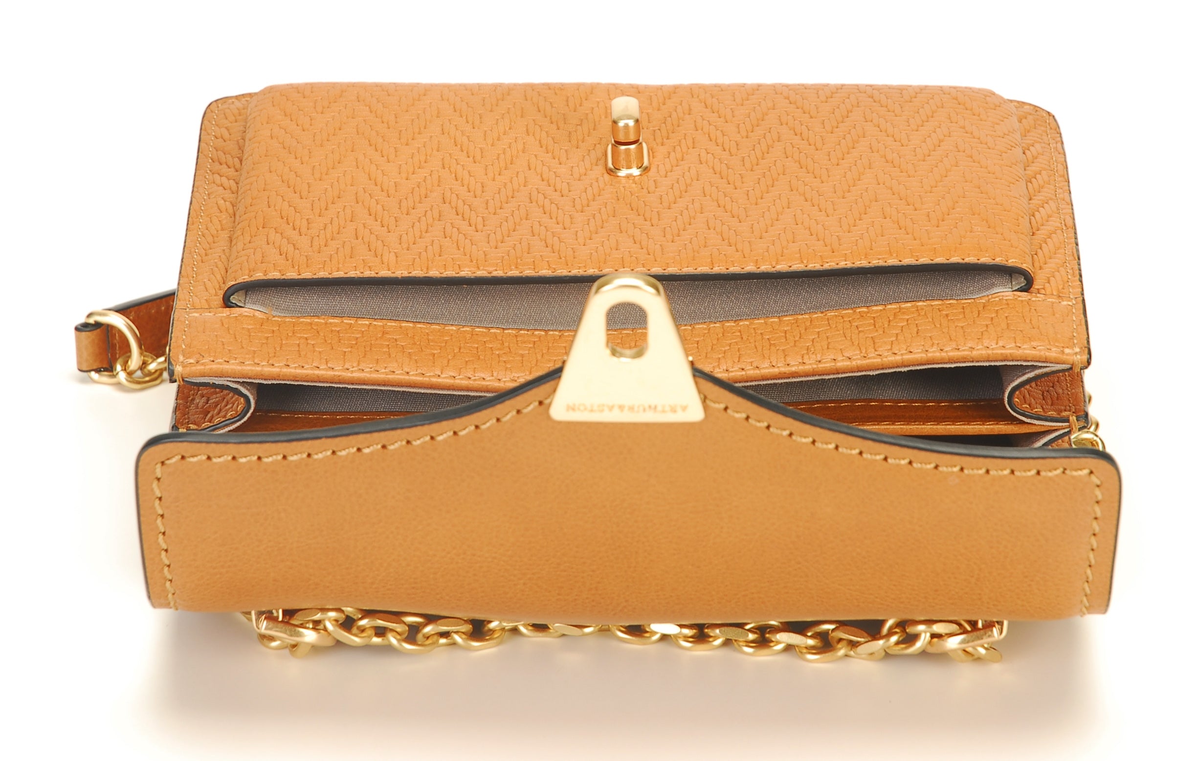 Giorgia leather clutch bag 