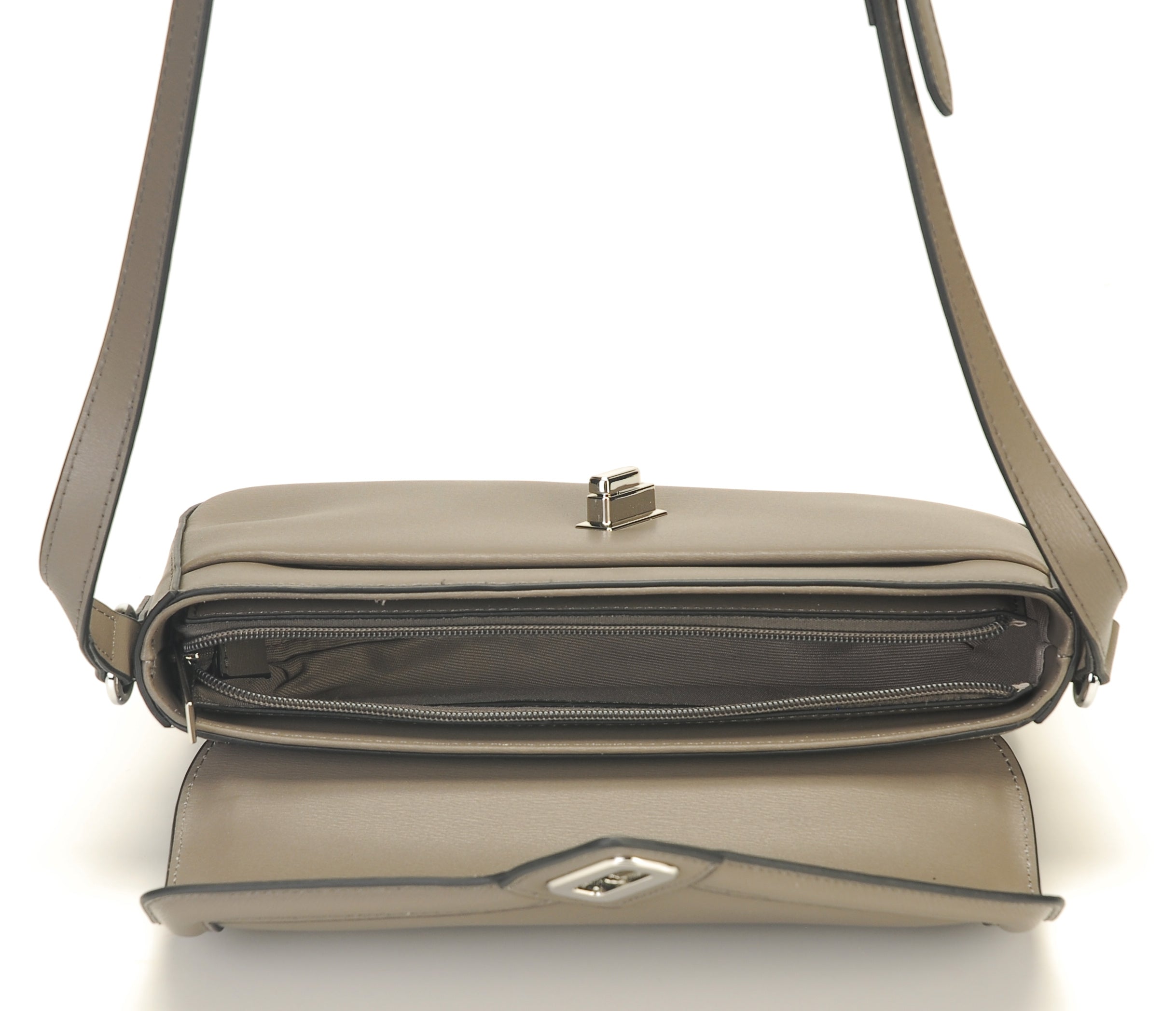 Sac travers Suzanne croute de cuir