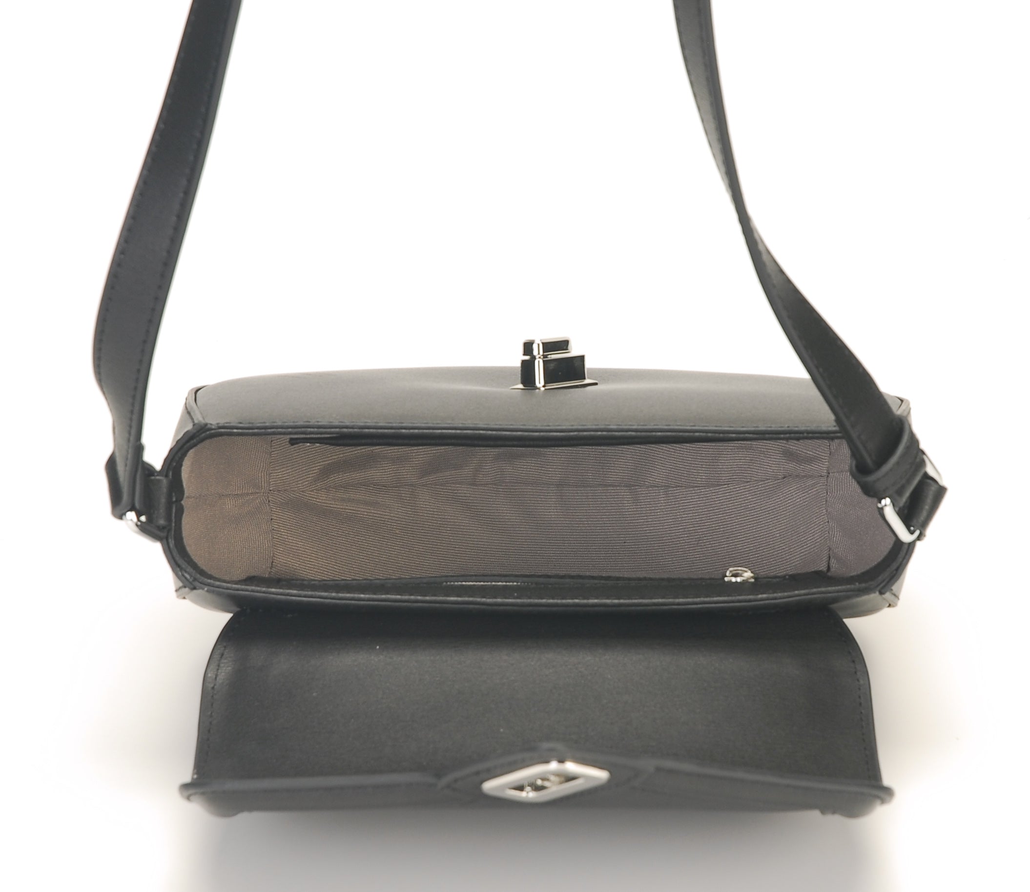 Sac travers Suzanne croute de cuir