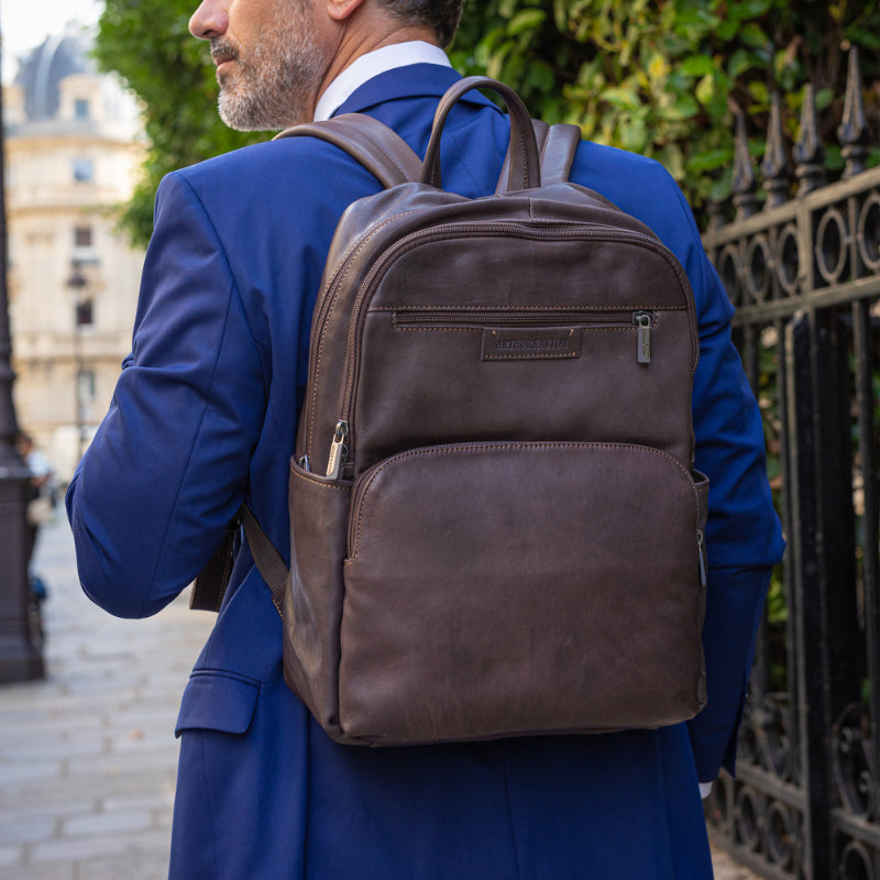 Grand sac à dos cuir Johany