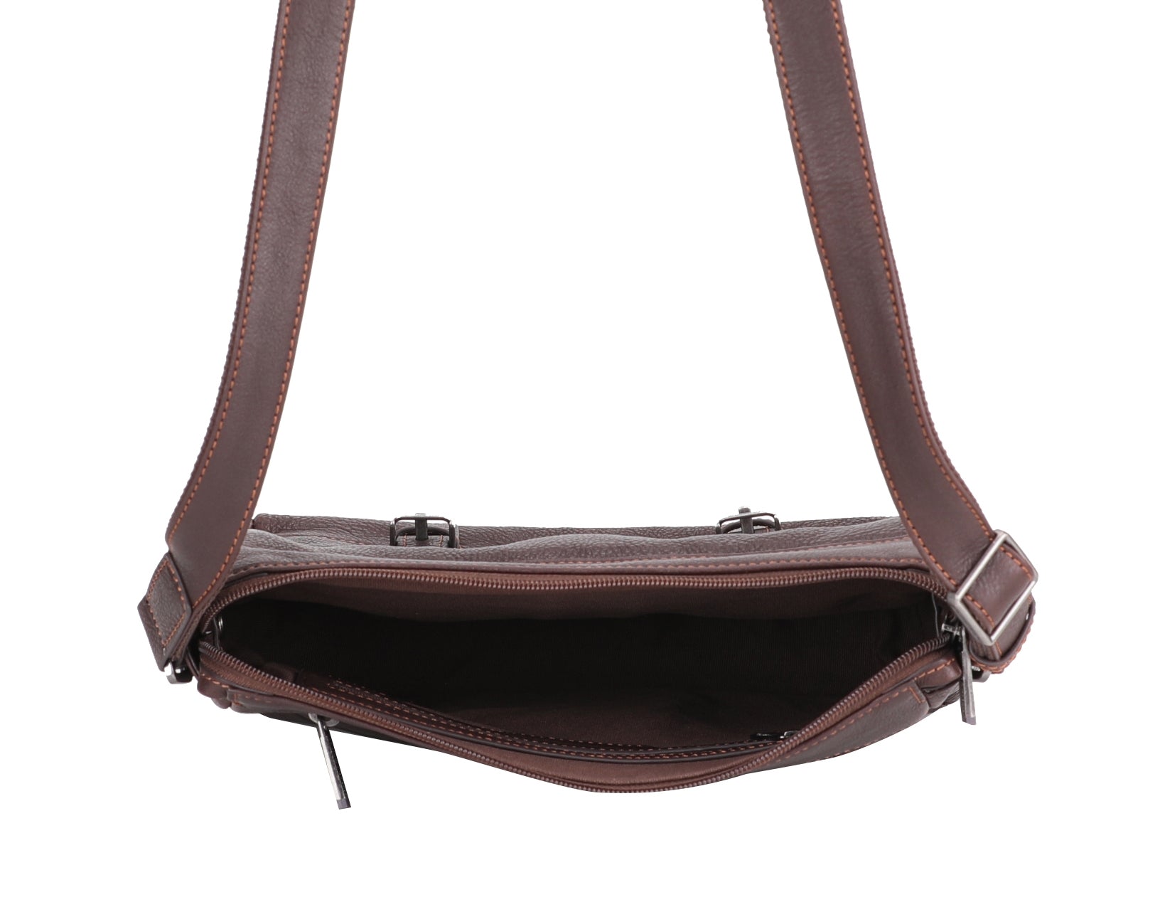 Sac travers Antonio cuir vachette