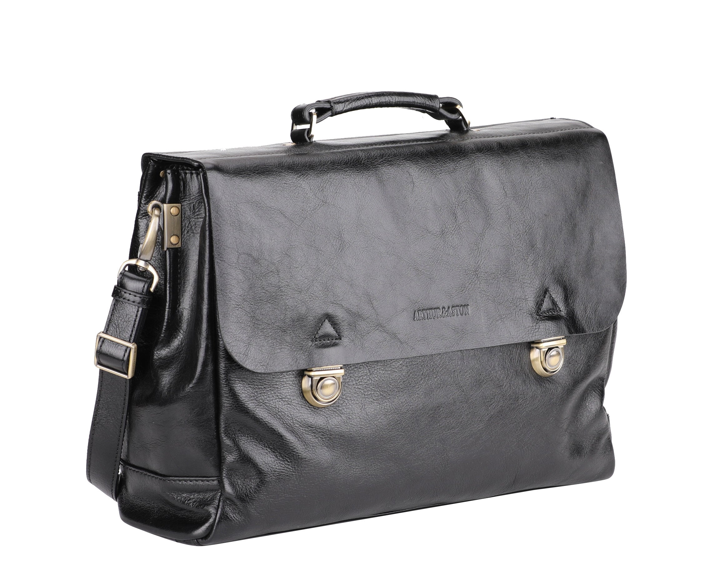 Sergio vegetable cowhide leather briefcase