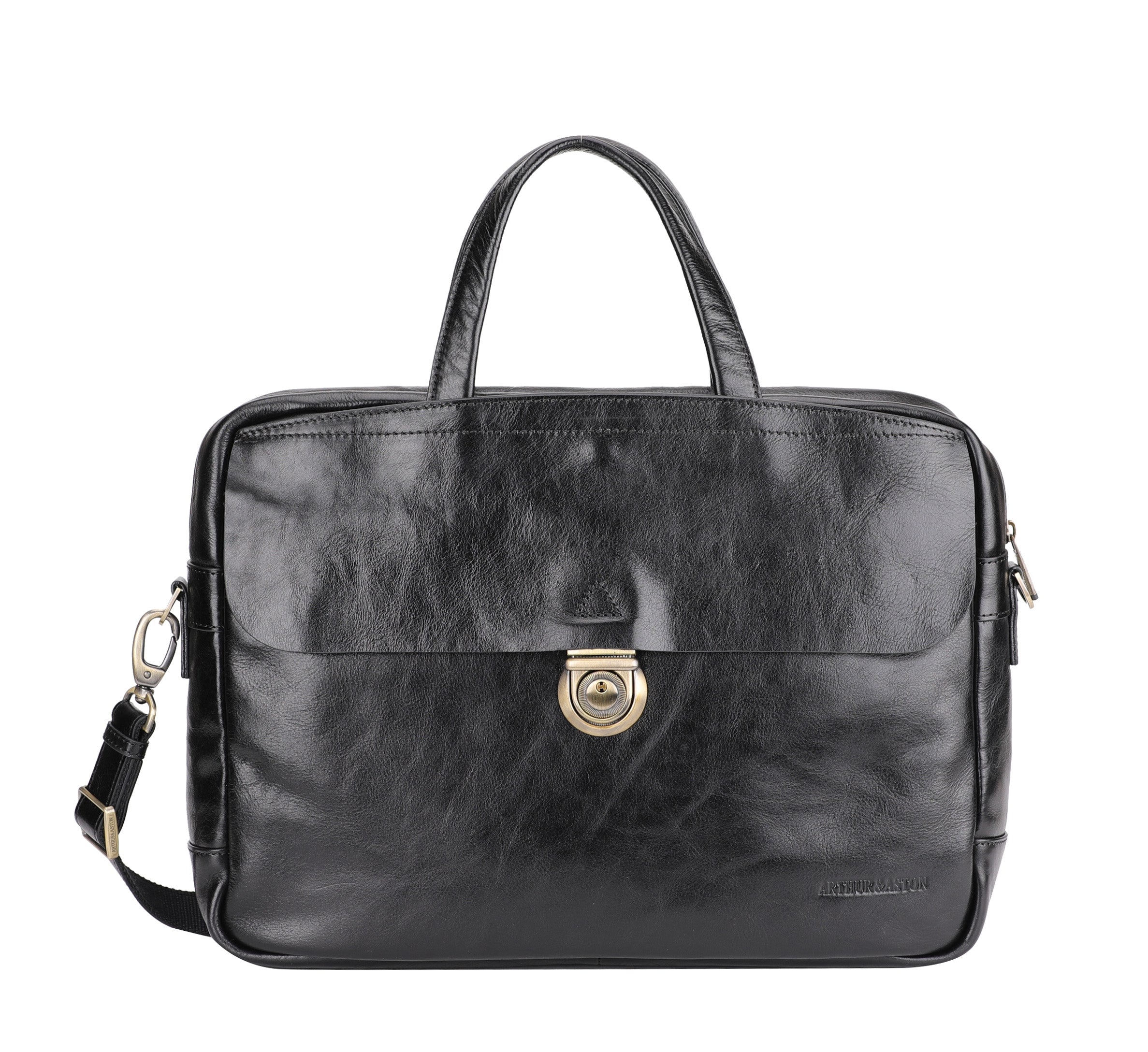 Sergio vegetable cowhide leather briefcase